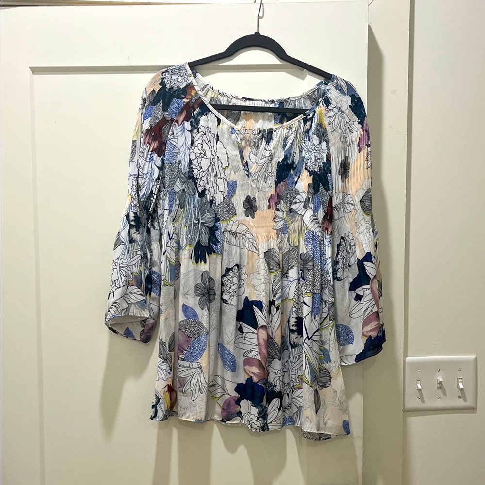 Spense Multicolor Floral Blouse
